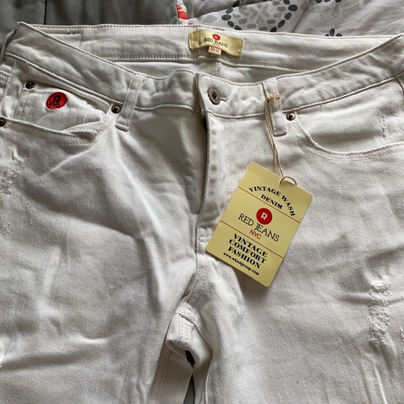 Red skinny jeans - Picture 2 of 5